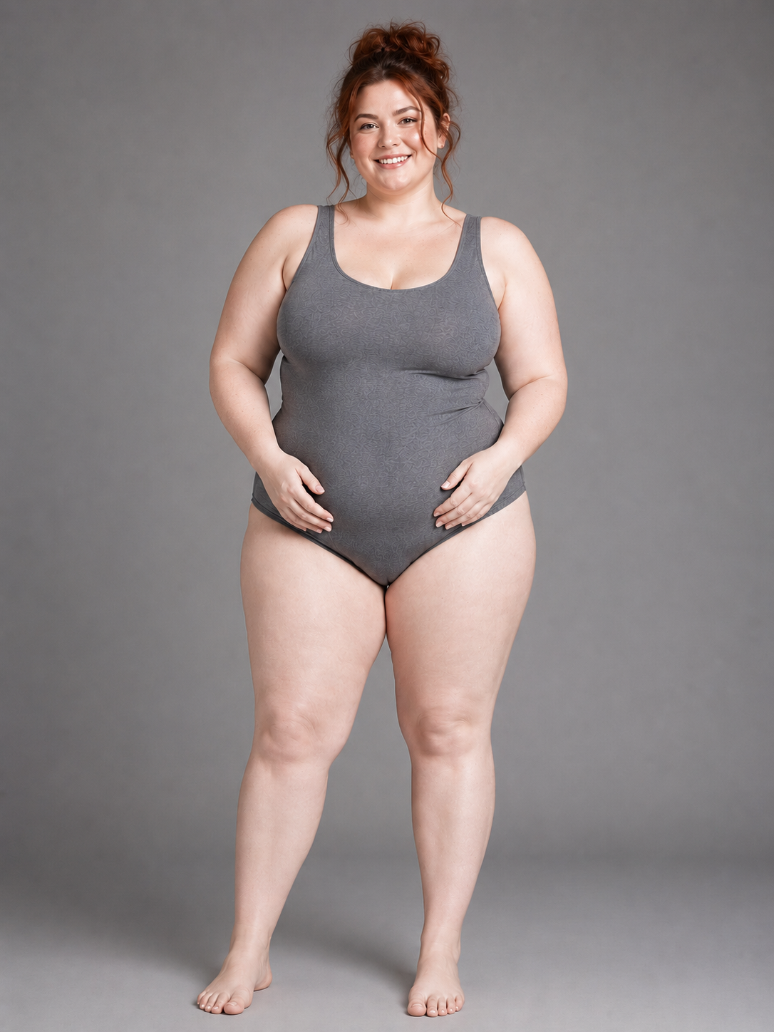 apple plus-size model direction with fair skin-tone option